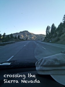 Crossing the Sierra Nevada